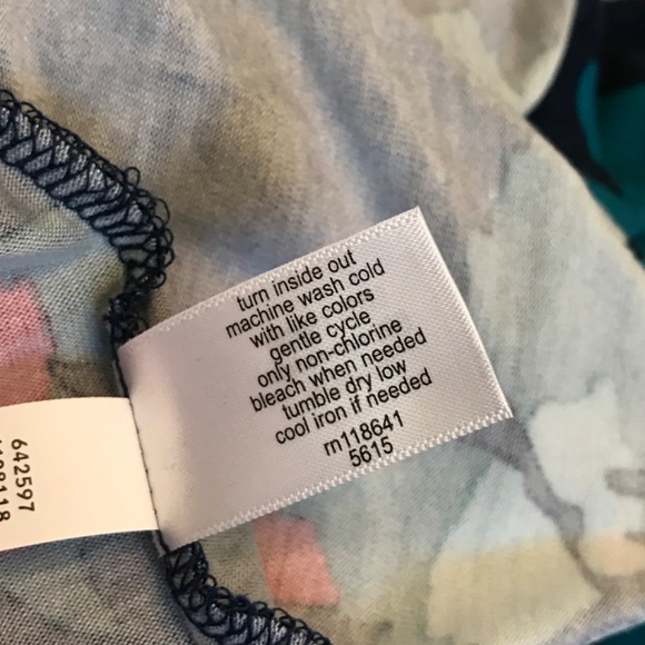 LANE BRYANT Floral Midi Dress Short Sleeve Cold Shoulder Plus Size 18 20 1X NWT - Picture 16 of 16